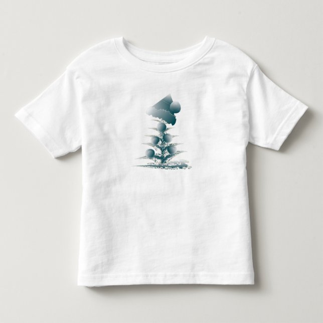 T-shirt Pour Les Tous Petits Arbre de Noël (Devant)
