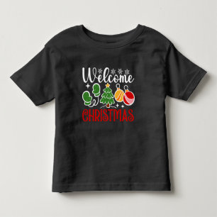 T-shirt Pour Les Tous Petits Arbre de Noël et décorations de bienvenue-23758