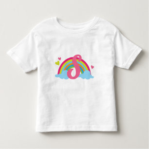 T-shirt Pour Les Tous Petits Arc-en-ciel d'alphabet de la lettre S de