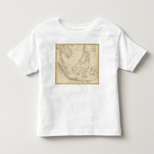 T-shirt Pour Les Tous Petits Archipel malais (Devant)