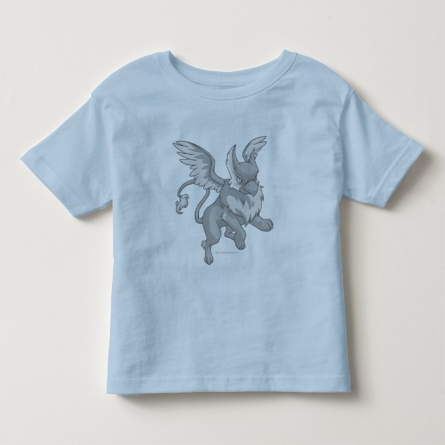 T-shirt Pour Les Tous Petits Argent d'aire (Devant)