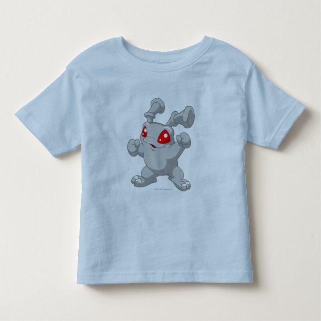 T-shirt Pour Les Tous Petits Argent de Grundo (Devant)