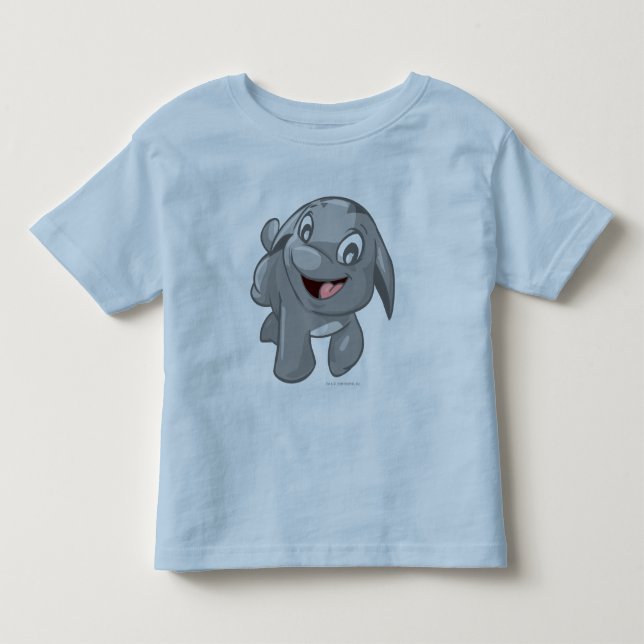 T-shirt Pour Les Tous Petits Argent de Poogle (Devant)