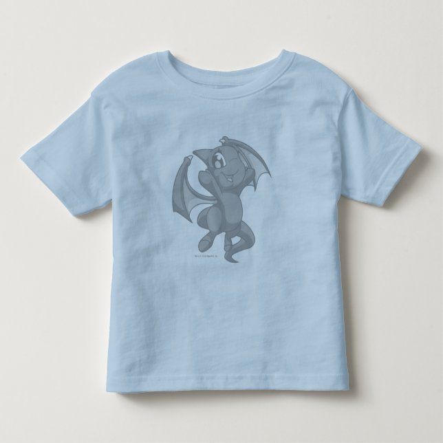 T-shirt Pour Les Tous Petits Argent de Shoyru (Devant)