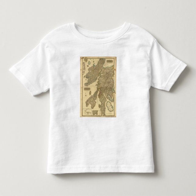 T-shirt Pour Les Tous Petits Argyllshire composé (Devant)