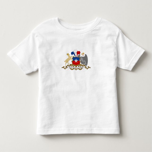 T-shirt Pour Les Tous Petits Armoiries chiliennes (Devant)