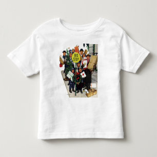 T-shirt Pour Les Tous Petits Arrêt d'autobus à Noël