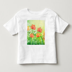T-shirt Pour Les Tous Petits Arrière - plan du printemps flou réaliste-2374