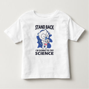 T-shirt Pour Les Tous Petits Arrière-plan - Expérience d'un scientifique adorab