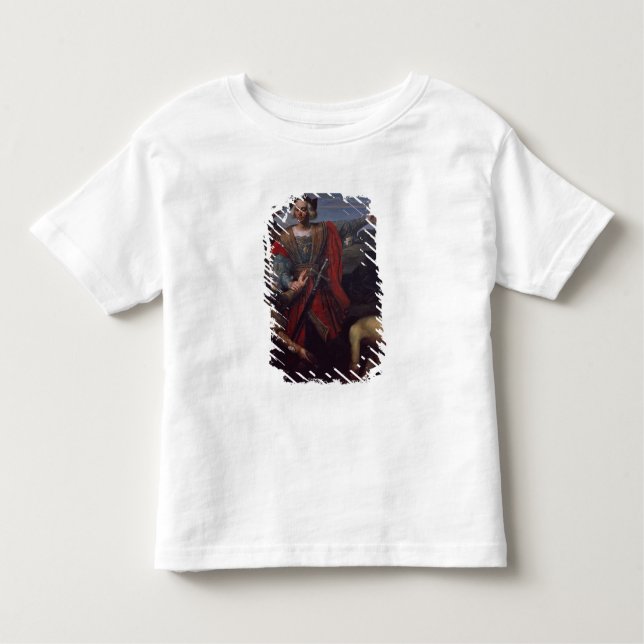 T-shirt Pour Les Tous Petits Arrivée de Cristobal Colon en Amérique (Devant)