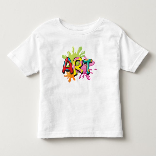 T-shirt Pour Les Tous Petits Art (Devant)