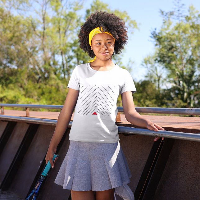 T-shirt Pour Les Tous Petits Art croisé (cross line triangle art kids t-shirt)