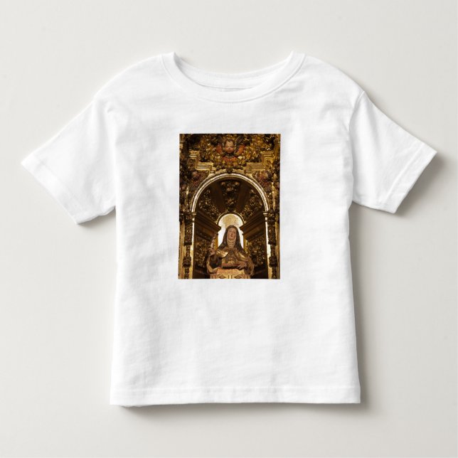 T-shirt Pour Les Tous Petits Art religieux représentant Père Noël Teresa (Devant)