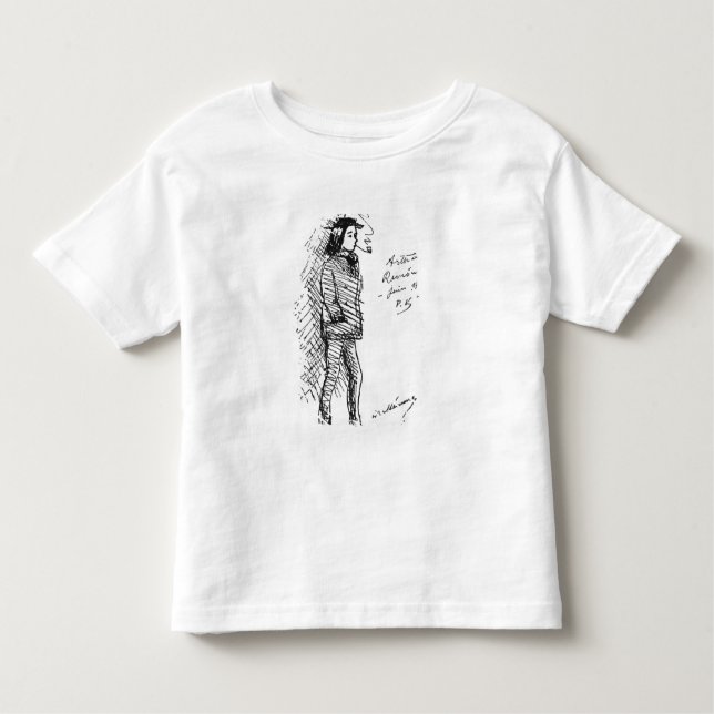 T-shirt Pour Les Tous Petits Arthur Rimbaud en juin 1872 (Devant)