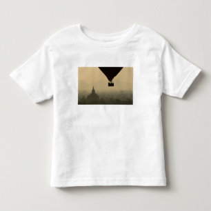 T-shirt Pour Les Tous Petits Asie, Myanmar, Bagan, ballon au-dessus des temples