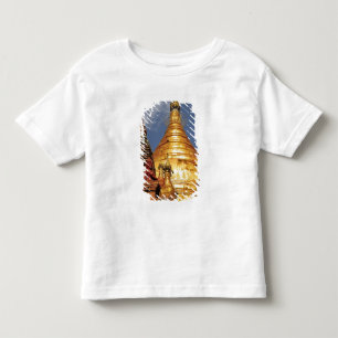 T-shirt Pour Les Tous Petits Asie, Myanmar (Birmanie), Bagan (Pagan). Le Dhamma