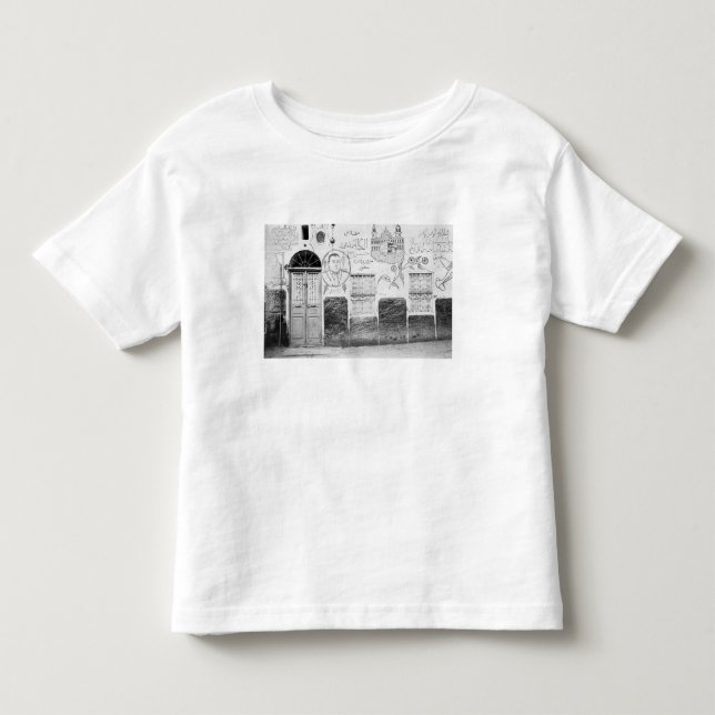 T-shirt Pour Les Tous Petits Aswan Egypte, Maison Décorée (Devant)
