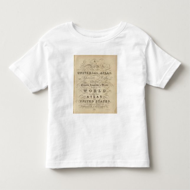 T-shirt Pour Les Tous Petits Atlas universel de page titre nouvel (Devant)