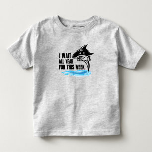 T-shirt Pour Les Tous Petits Attendez Toute L'Année Pour Cette Semaine