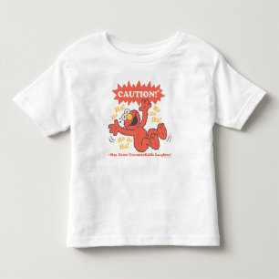 T-shirt Pour Les Tous Petits Attention Elmo qui rit à l'approche