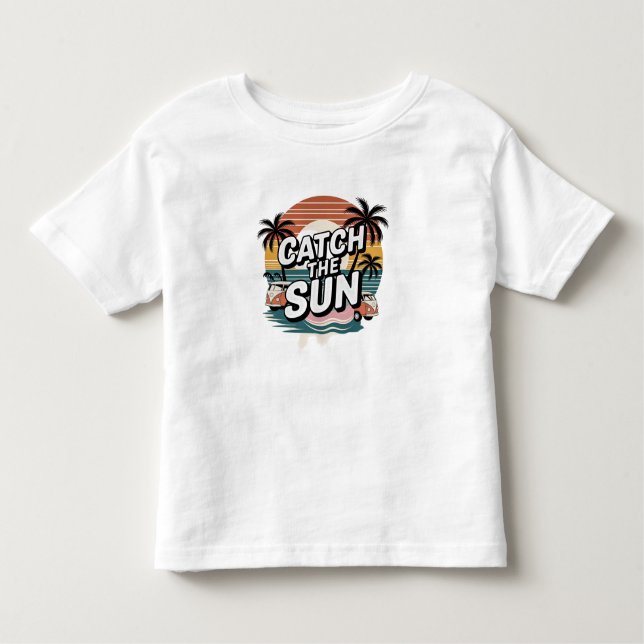 T-shirt Pour Les Tous Petits Attrapez le soleil (Devant)