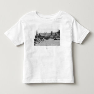 T-shirt Pour Les Tous Petits Auberge de casquette de nuage au capot de Mt.,