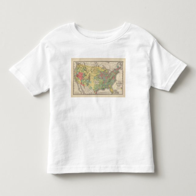 T-shirt Pour Les Tous Petits Augmentation de population des Etats-Unis, (Devant)