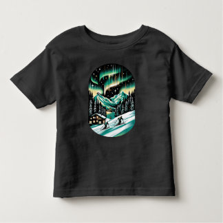 T-shirt Pour Les Tous Petits Aurora Ski Adventure Unisex