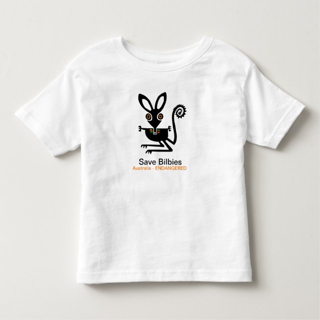 T-shirt Pour Les Tous Petits Australie - Sauvez des BILBES - Graphique animal - (Devant)