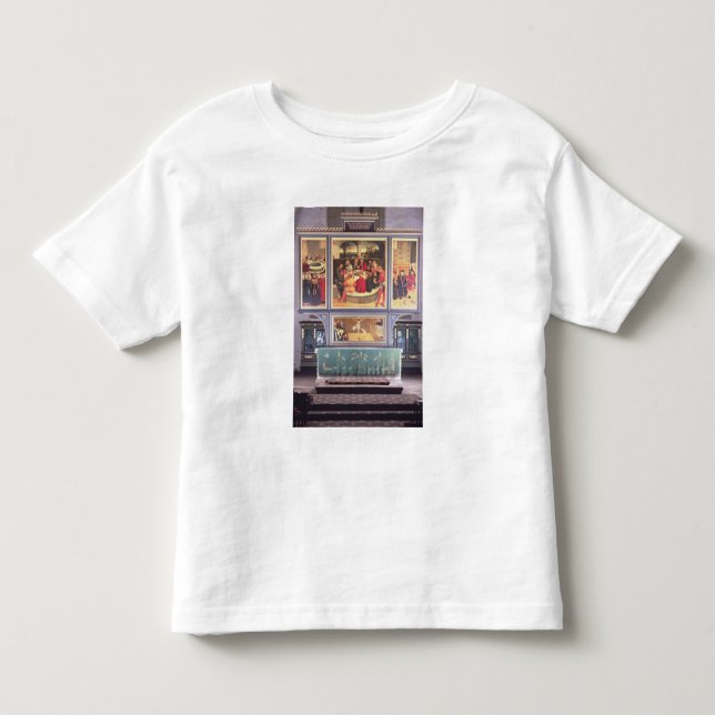 T-shirt Pour Les Tous Petits Autel avec un triptyque dépeignant (Devant)