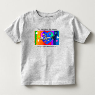 T-shirt Pour Les Tous Petits Autisme Requin 5/6T GRIS
