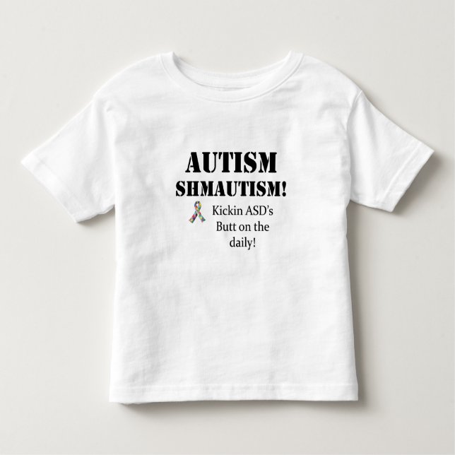 T-shirt Pour Les Tous Petits Autisme Shmautism ! (Devant)