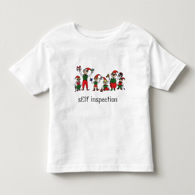 T-shirt Pour Les Tous Petits auto-inspection (Devant)