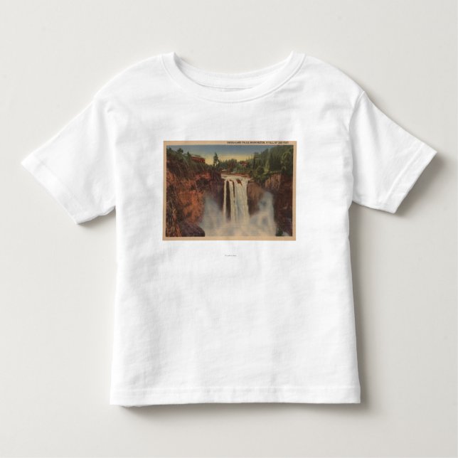 T-shirt Pour Les Tous Petits Automnes de Snoqualmie, WA - vue des automnes et (Devant)
