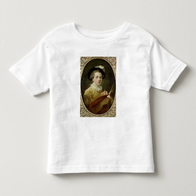 T-shirt Pour Les Tous Petits Autoportrait avec la palette (Devant)