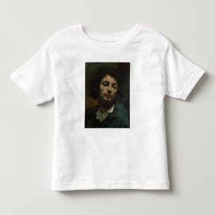 T-shirt Pour Les Tous Petits Autoportrait ou, The Man with a Pipe, c.1846