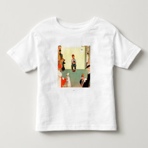 T-shirt Pour Les Tous Petits Aux vétérinaires par Norman Rockwell