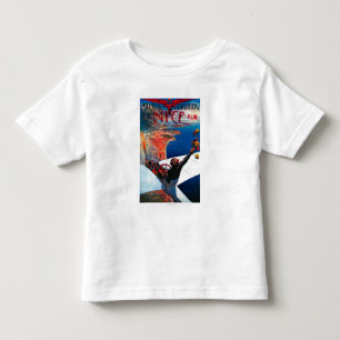 T-shirt Pour Les Tous Petits Aviation de D de réunion à Nice, affiche de la