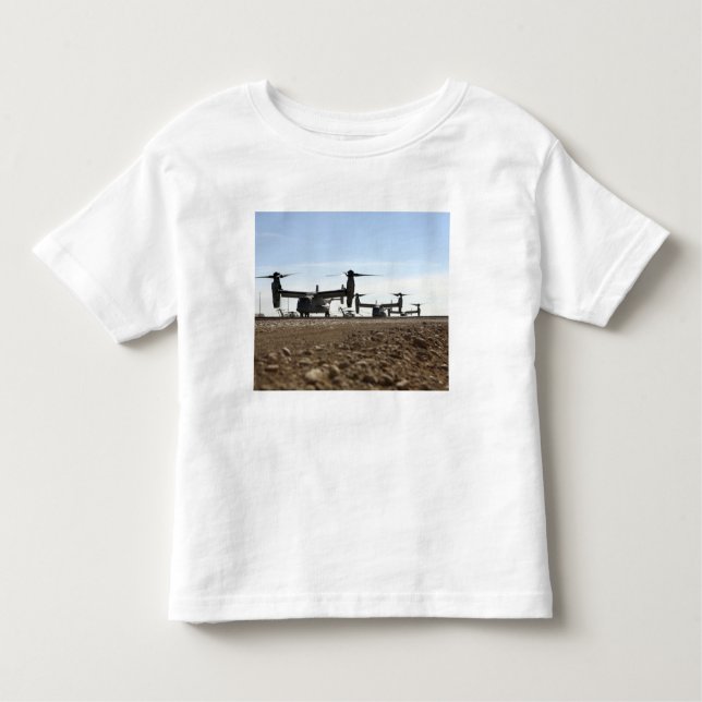 T-shirt Pour Les Tous Petits Avion tiltrotor V-22 Osprey (Devant)