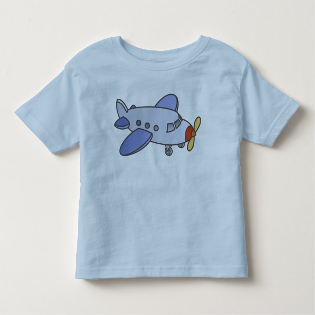 T-shirt Pour Les Tous Petits Avion volant en altitude (Devant)