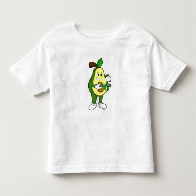 T-shirt Pour Les Tous Petits Avocado as Hairtravh Razor (Devant)