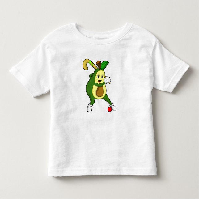 T-shirt Pour Les Tous Petits Avocado at hockey (Devant)