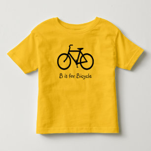 T-shirt Pour Les Tous Petits B est pour Bicyclette