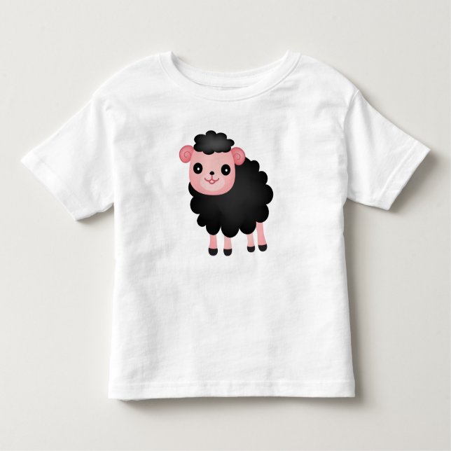 T-shirt Pour Les Tous Petits Baa Baa Black Sheep (Devant)