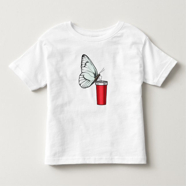 T-shirt Pour Les Tous Petits Babfly Drinking (Devant)