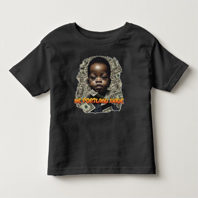 T-shirt Pour Les Tous Petits Baby Boss NE Portland Fabriqué (Devant)