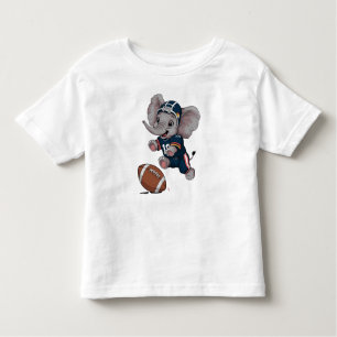 T-shirt Pour Les Tous Petits Baby Elephant Jouer Au Football