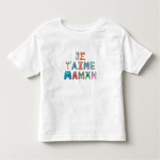 T-shirt Pour Les Tous Petits baby love- Je t'aime Maman