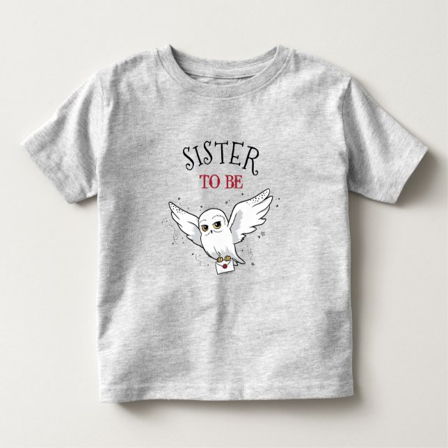 T-shirt Pour Les Tous Petits Baby Shower Harry Potter | Future Grande Sœur (Devant)