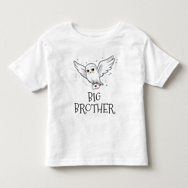 T-shirt Pour Les Tous Petits Baby Shower Harry Potter | Grand Frère (Devant)